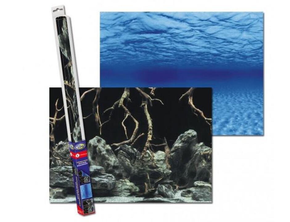 Aqua Nova Rückwand Poster für Aquarium ROOTS/WATER S
