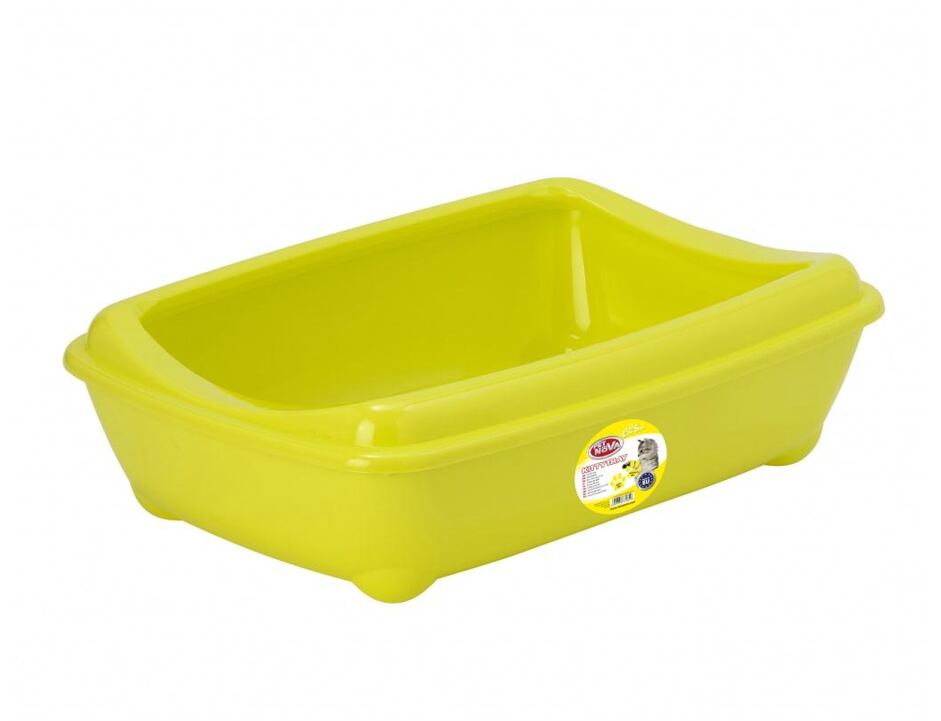 Pet Nova Toaleta s okrajem KITTY žlutá M