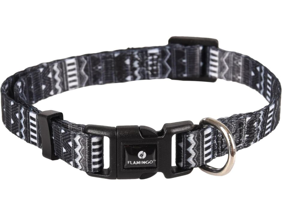 Flamingo Halsband Sadie Schwarz 20-35cm/10mm