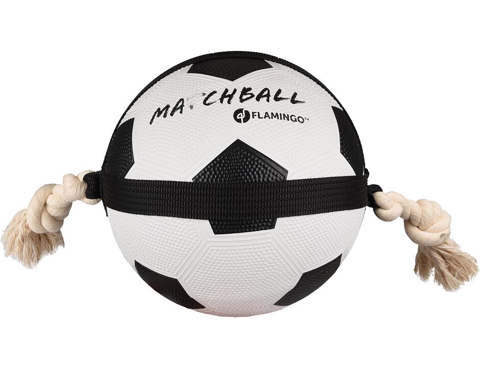 Flamingo Matchball Fußball Mit Seil 22cm