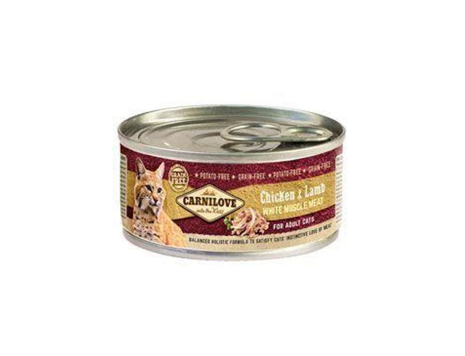 Carnilove White Mus Meat Chicken & Lamb Cats 100g