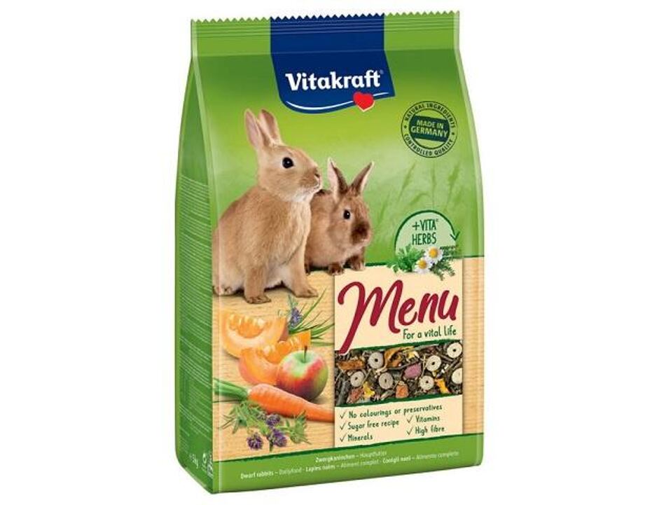 Menü Vital Kaninchen 1kg ASB
