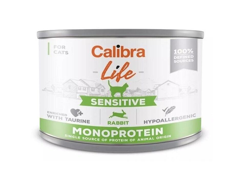 Calibra Cat Life Sensitive Rabbit 200g
